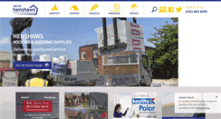 Desktop Screenshot of henshawsroofandbuild.com